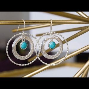 Opulenza turquoise earrings